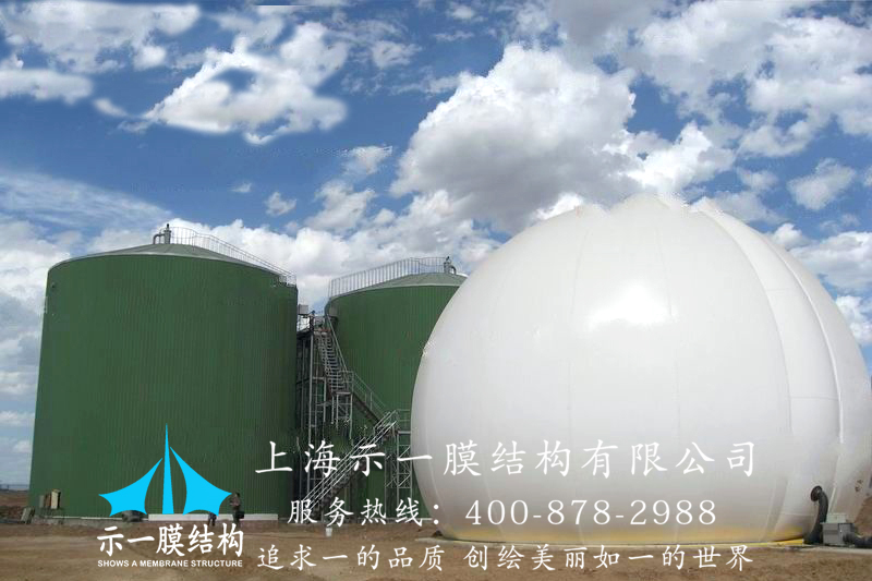 Shanghai shows a membrane structure membrane structure gas cover