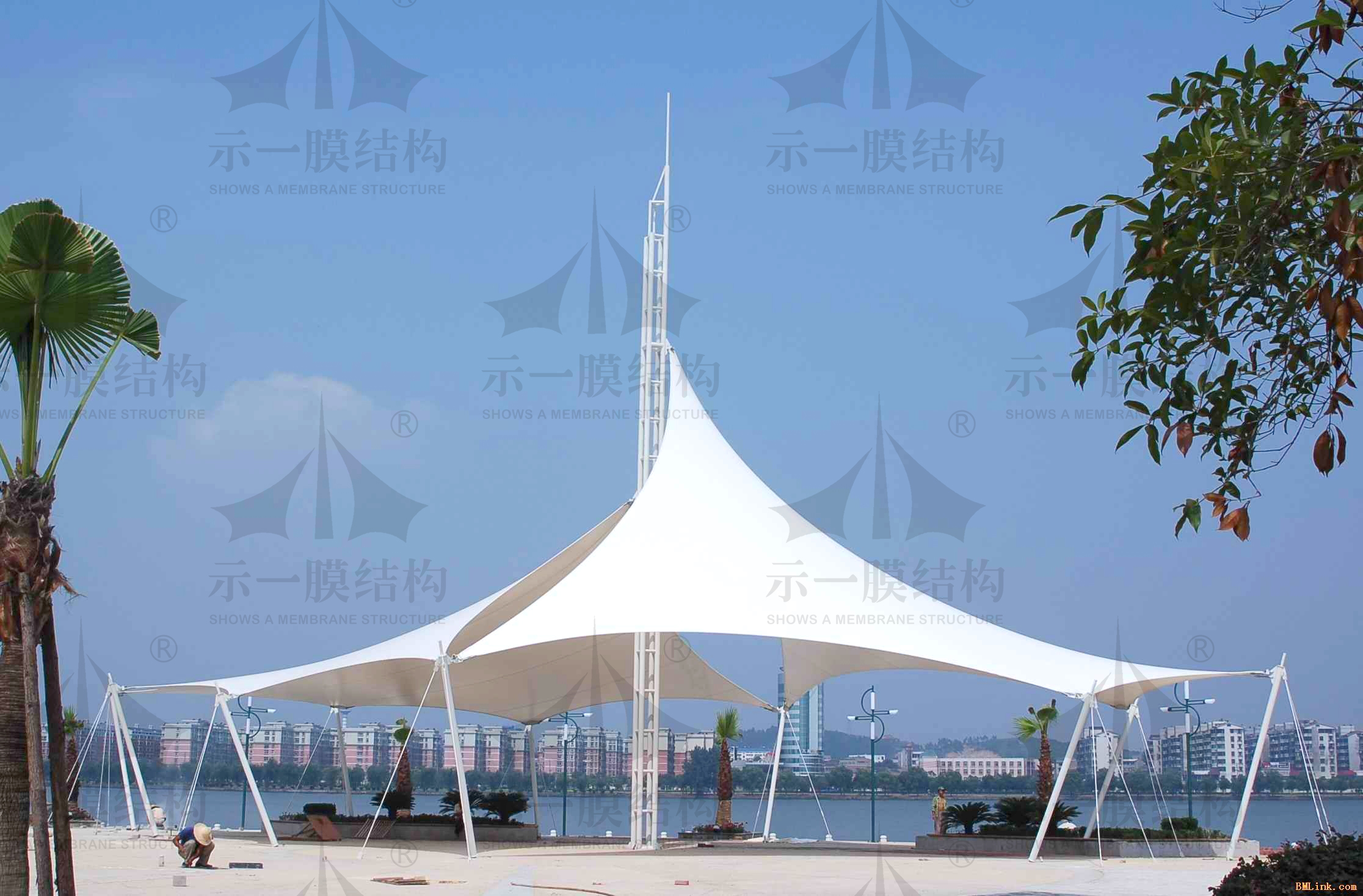 Shanghai SHOWS Amembrane structure tensile membrane landscape awning