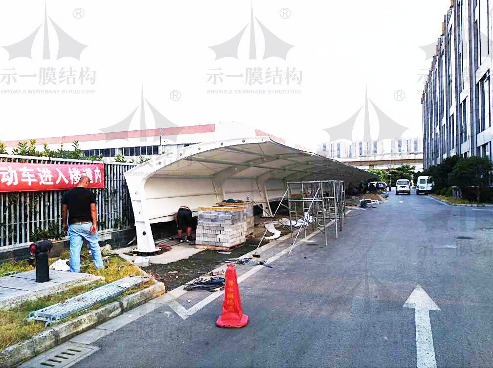 Suzhou Taihu Plaza Membrane Structure Parking Shed