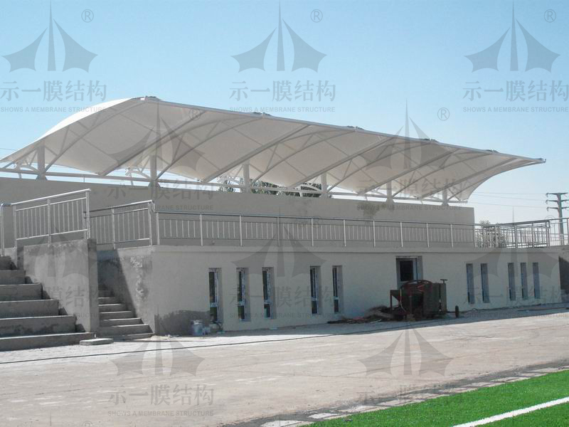 10Shanghai SHOWS A Membrane Structure Sports Stand Membrane Structure