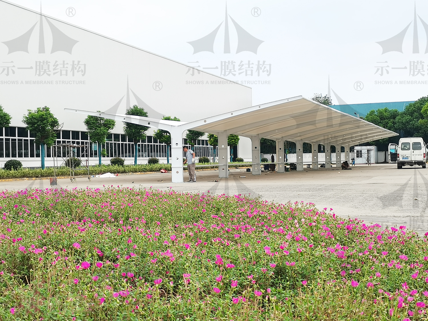 Jiangsu Nantong Membrane Structure Carport