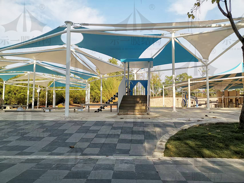 Denmark Family Theme Park Tensile Membrane Shading Project