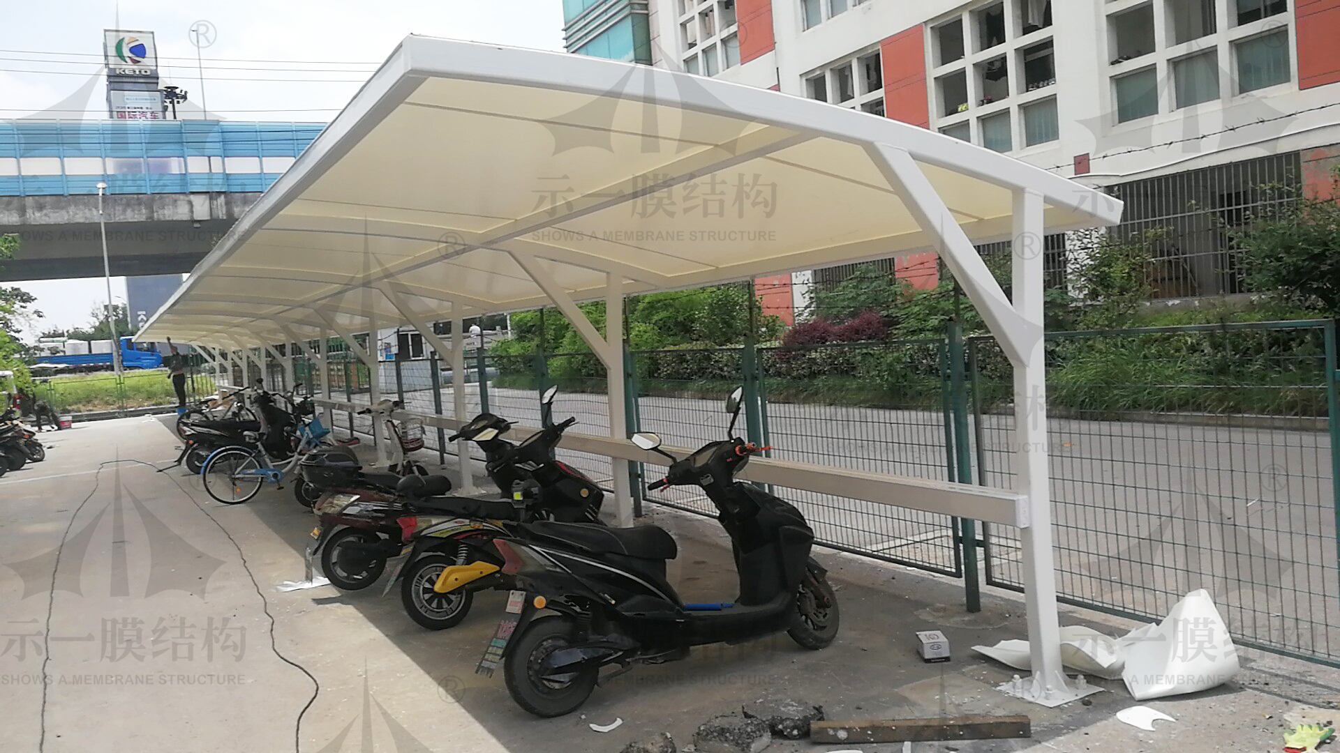 How much do you know about membrane structure carport maintenance methods?